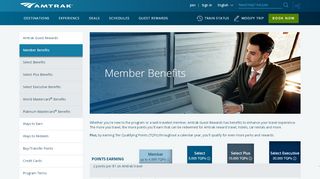 
                            1. Member Benefits | Amtrak Guest Rewards