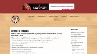 
                            2. Member Center | Indiana Basketball Coaches Association