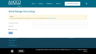 
                            1. Member Classifieds Log in - amocofcu.org