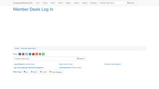 
                            3. Member Deals Log In - coupons4travel.com