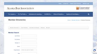 
                            6. Member Directories - Alaska Bar Association - Information about the ...