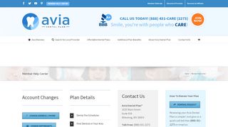 
                            1. Member Help Center - Avia Dental Plan