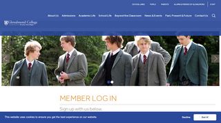
                            1. Member Log In - Glenalmond College