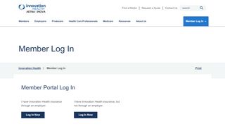 
                            5. Member Log In | Innovation Health