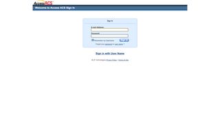 
                            4. Member Login - Access ACS