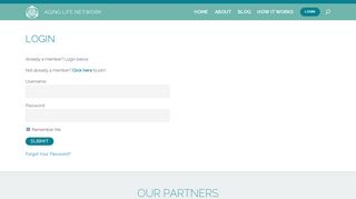 
                            7. Member Login - Aging Life Network