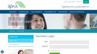 
                            9. Member Login - APNA