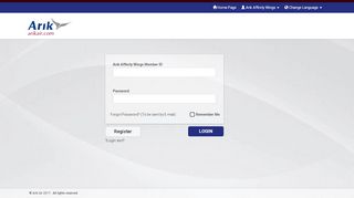 
                            1. Member Login | Arik Air