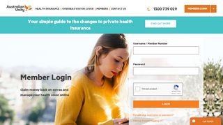 
                            3. Member Login - Australian Unity