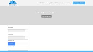 
                            1. Member Login | Cloud Vivo