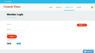 
                            10. Member Login | Crunch Time