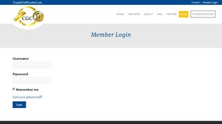 
                            4. Member Login – CryptoGoldCentral