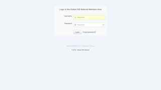 
                            3. Member Login - Global CHE Network