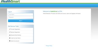 
                            2. Member Login - HealthSmart