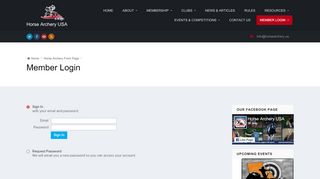 
                            5. Member Login – Horse Archery USA