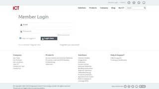 
                            1. Member Login - ICT | Solutions