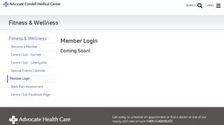 
                            2. Member Login | Libertyville IL | Advocate Condell Medical Center