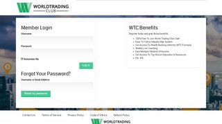 
                            4. Member Login - Login - World Trading Club