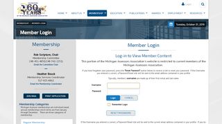 
                            8. Member Login - Michigan Assessors Association