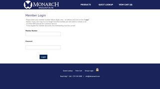 
                            5. Member Login - Monarch