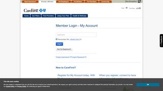 
                            3. Member Login - My Account - CareFirst | Member …