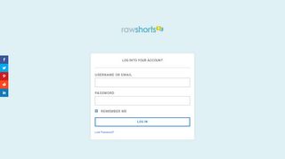 
                            8. Member Login - Raw Shorts