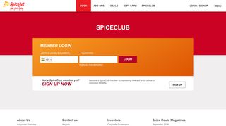 
                            2. Member Login - SpiceJet