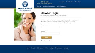 
                            2. Member Login | Western Dental Plan Management