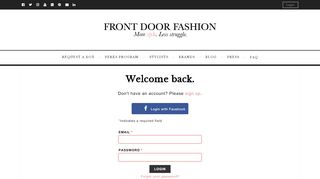 
                            4. Member Login | Women's Clothing Stylists - Front Door Fashion