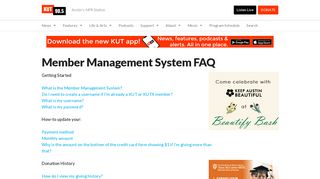 
                            4. Member Management System FAQ | KUT