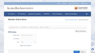 
                            5. Member Online Store - Alaska Bar Association - Information about the ...