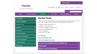 
                            9. Member Portal | Aetna Better Health of Kansas