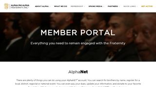 
                            1. Member Portal - Alpha Phi Alpha