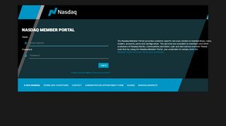 
                            4. Member Portal - Member Access Solutions - Nasdaq