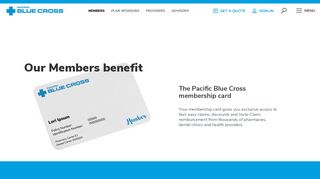 
                            4. Member Privileges - Pacific Blue Cross