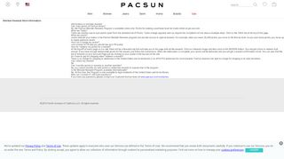 
                            4. Member Rewards More Information - PacSun