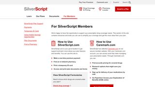 
                            11. Member Services and Support | SilverScript