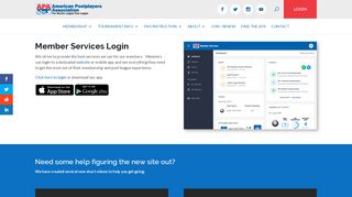 
                            1. Member Services Login - Access your stats, standings ...