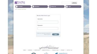 
                            5. Member Web Portal - PrimeWest Health