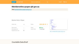
                            8. Memberonline.qsuper.qld.gov.au: Member Online | …