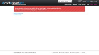 
                            6. Members area to upload images - en.directupload.net