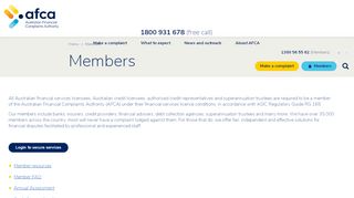 
                            9. Members - Australian Financial Complaints Authority (AFCA)