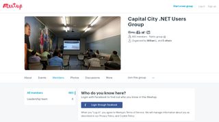
                            9. Members - Capital City .NET Users Group (Tallahassee, FL ...