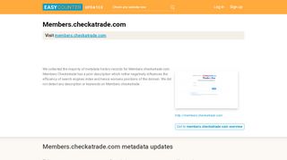 
                            7. Members Checkatrade (Members.checkatrade.com) - Members …