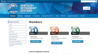 
                            1. Members - Kentucky Retirement Systems