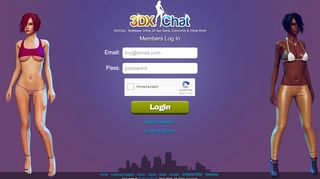 
                            11. Members login - 3DXChat