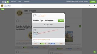 
                            2. Members Login - RobsREVIEW | robs program | …