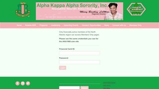 
                            1. Members Only - Alpha Kappa Alpha Sorority, Inc.