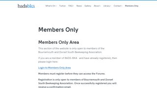 
                            9. Members Only | BADS-BKA