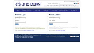 
                            2. Members Portal - Couples For Christ Global Mission ...